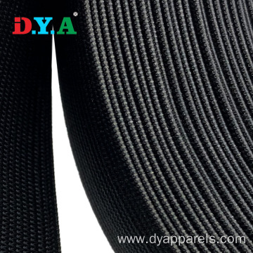 Black High Elasticity Knitted elastic band